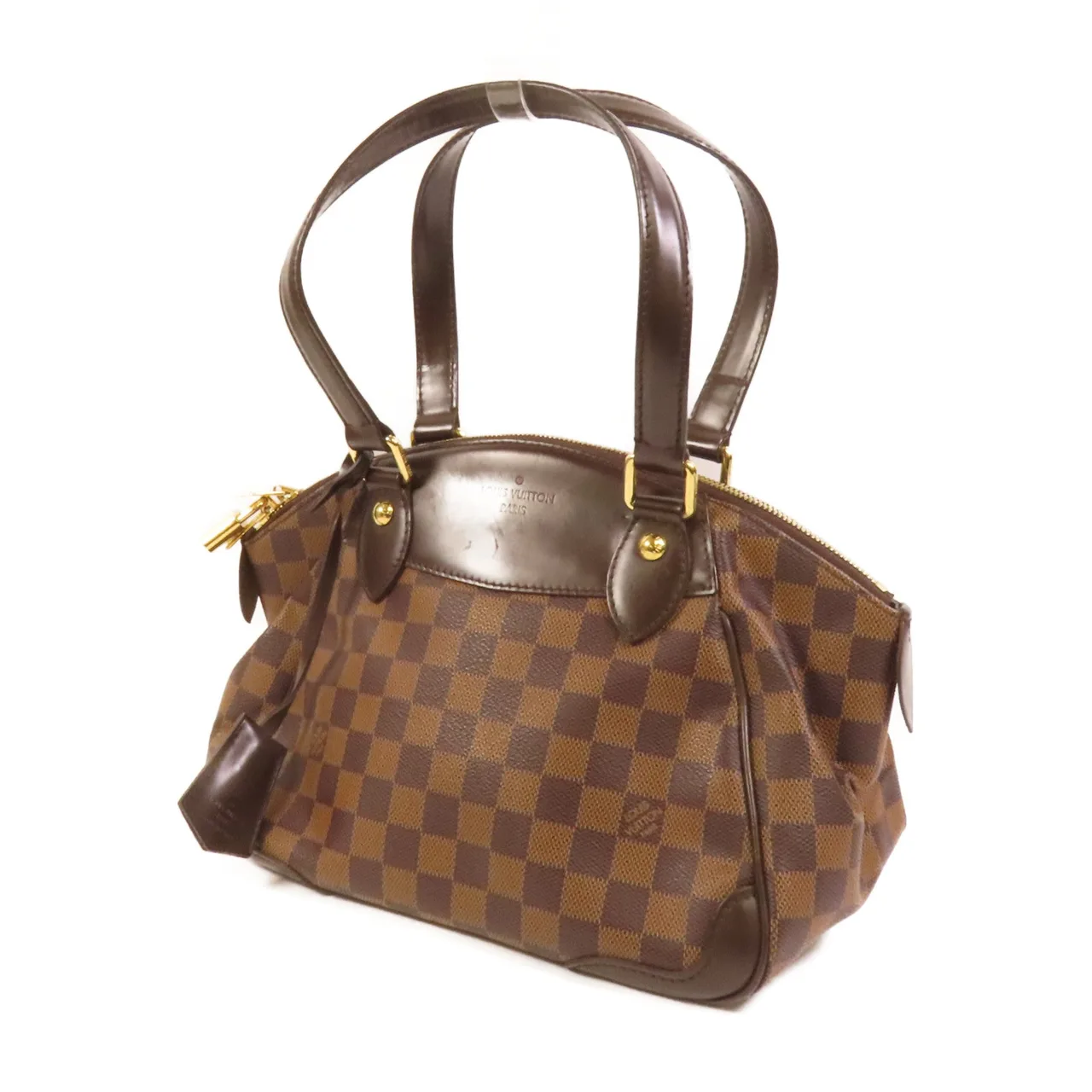 LOUIS VUITTON Verona N41117 Handbag Coated Canvas 棕色 / Brown Coated Canvas Rank B - Thumbnail 3