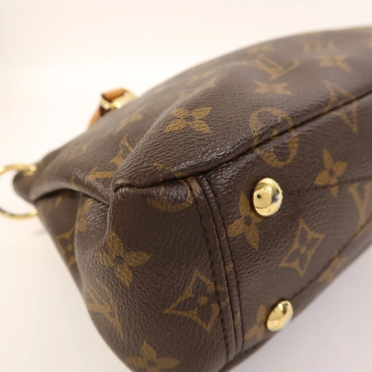 LOUIS VUITTON Pallas M41634 2-Way Bag Coated Canvas 棕色 / Brown/Purple Coated Canvas Rank B - Thumbnail 12