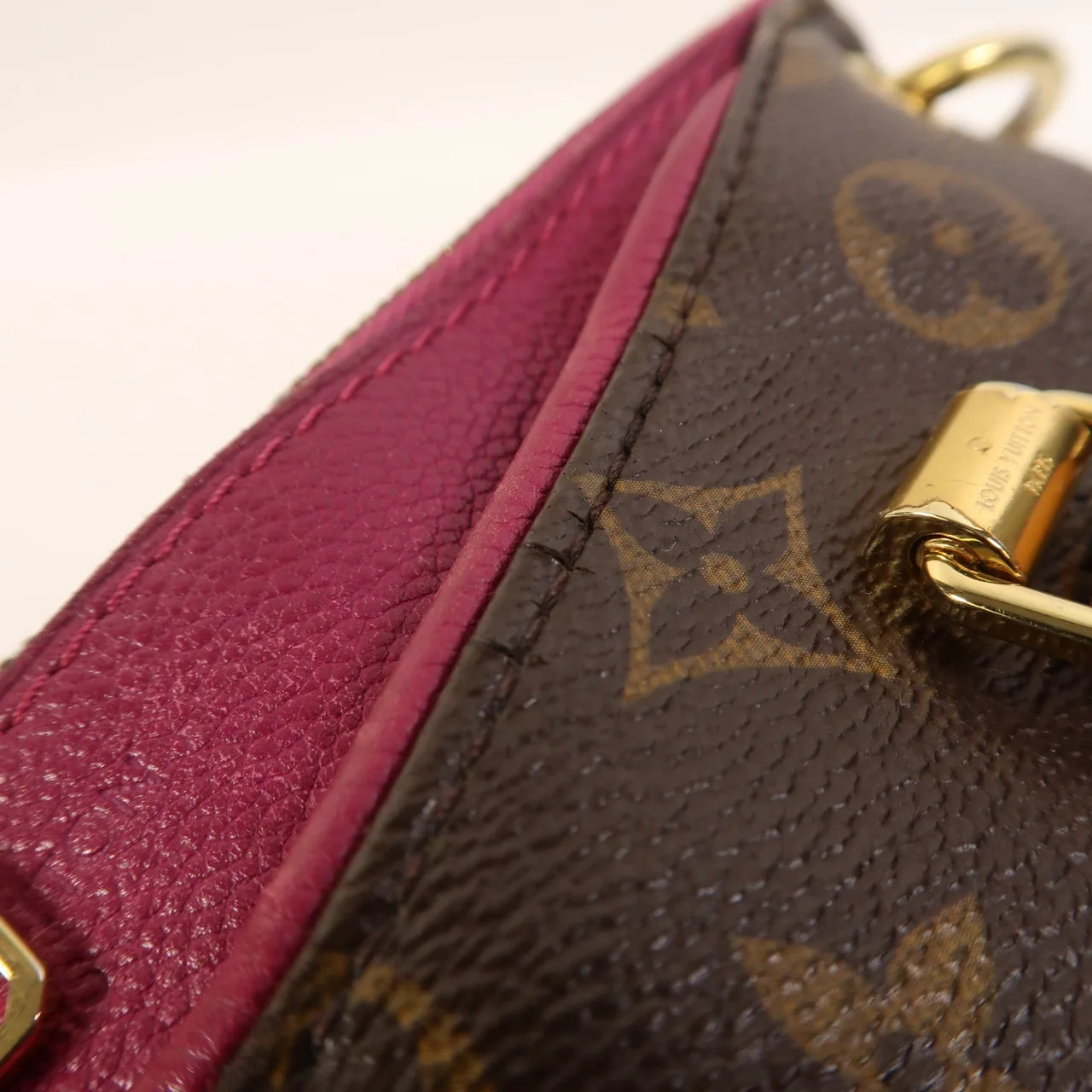 LOUIS VUITTON Pallas M41634 2-Way Bag Coated Canvas 棕色 / Brown/Purple Coated Canvas Rank B - Thumbnail 20