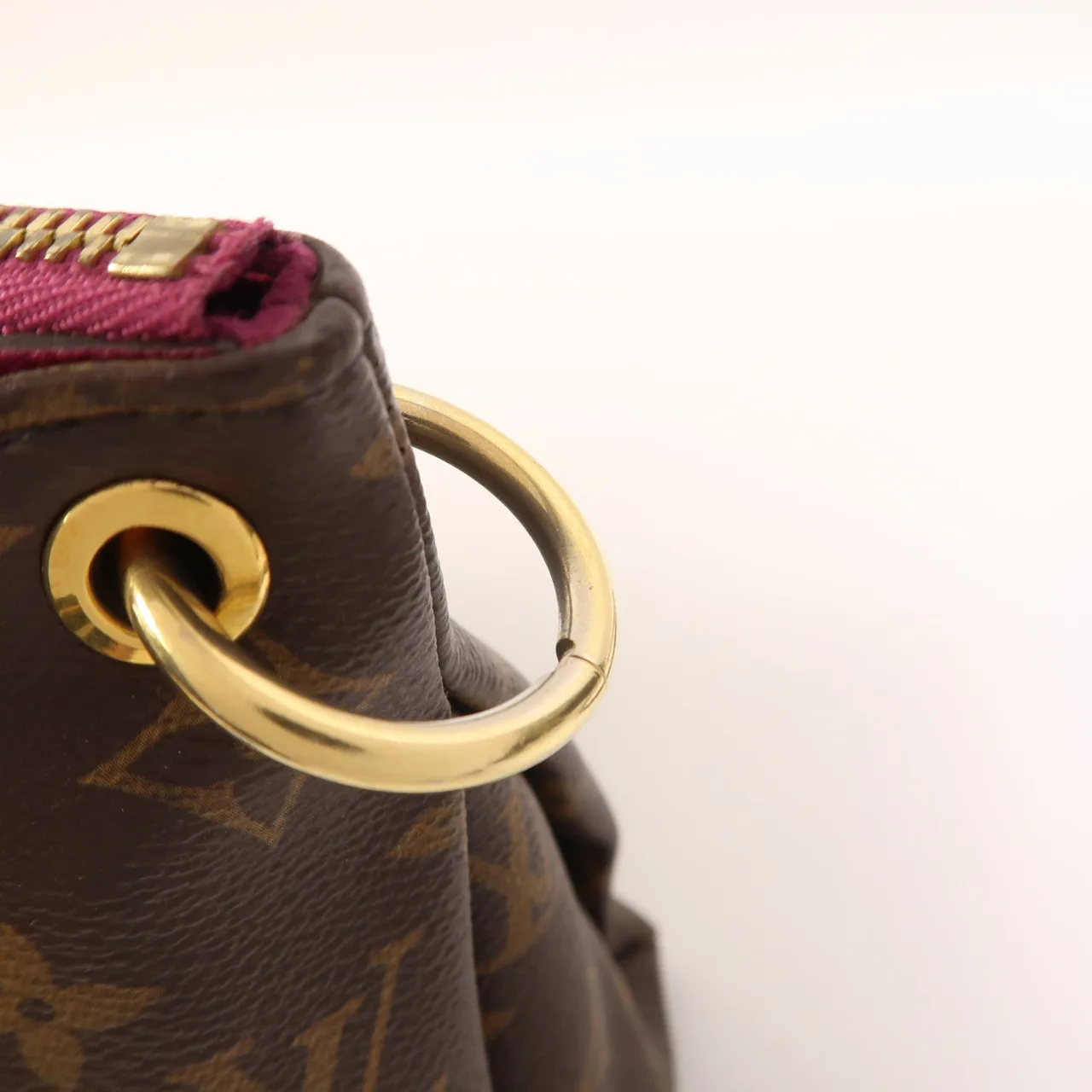 LOUIS VUITTON Pallas M41634 2-Way Bag Coated Canvas 棕色 / Brown/Purple Coated Canvas Rank B - Thumbnail 21