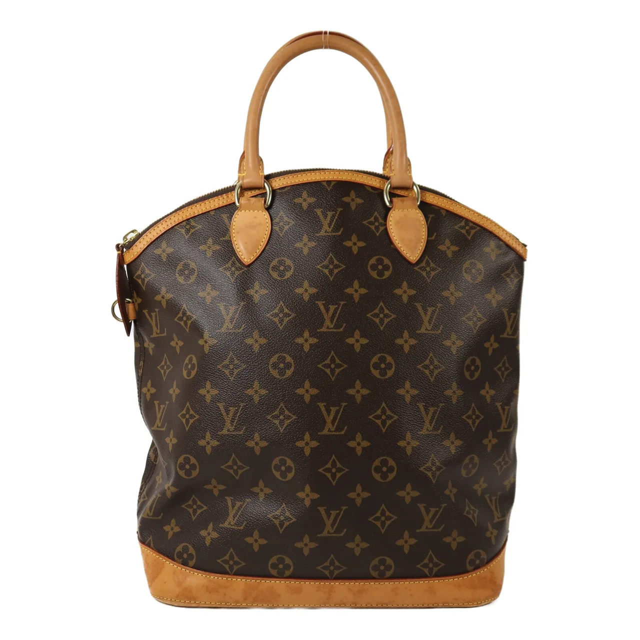 LOUIS VUITTON Lockit M40102 手提包 塗層帆布 棕色