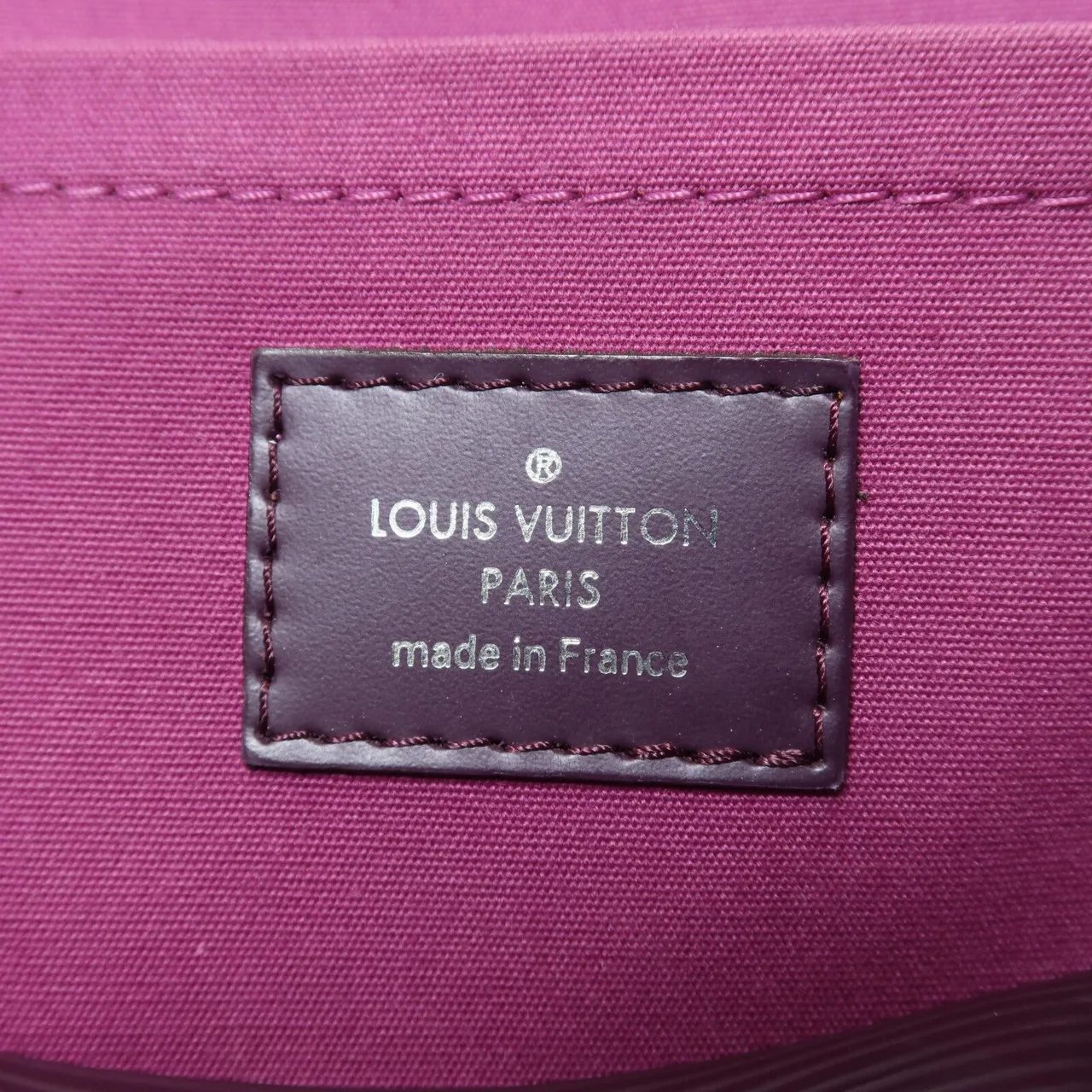 LOUIS VUITTON Montaigne M5931K 手提包 牛皮 紫色 牛皮 中古品B - 縮圖 6