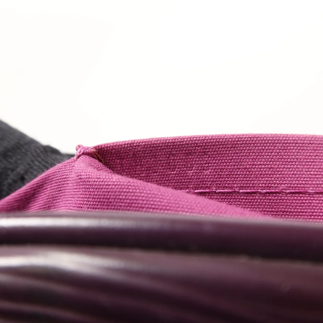 LOUIS VUITTON Montaigne M5931K 手提包 牛皮 紫色 牛皮 中古品B - 縮圖 7