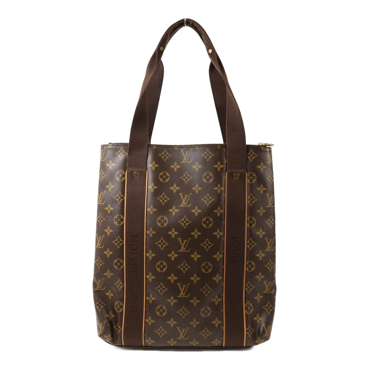 LOUIS VUITTON Cabas Beaubourg M53013 Tote Bag Coated Canvas 棕色 Coated Canvas Rank A - Thumbnail 2