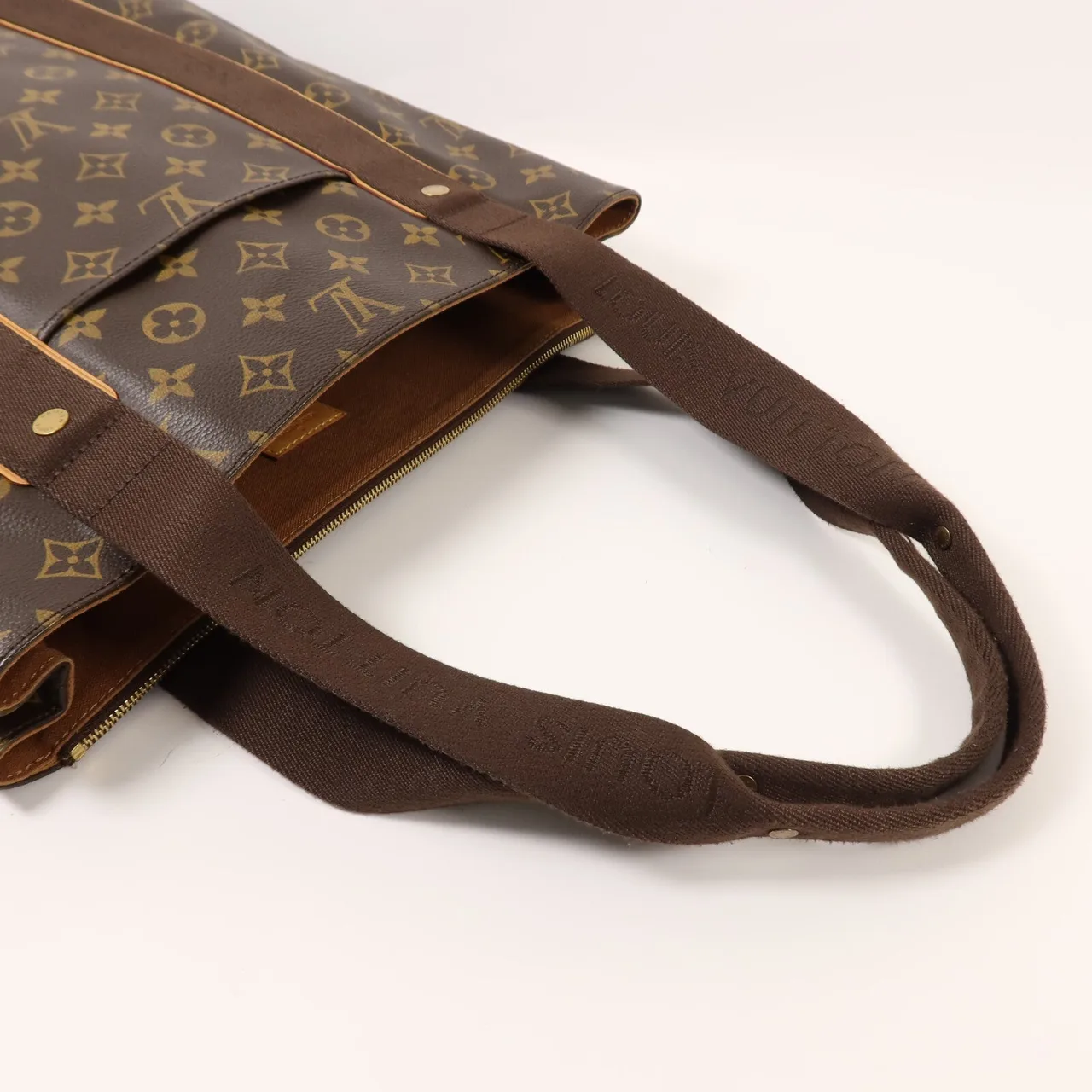 LOUIS VUITTON Cabas Beaubourg M53013 Tote Bag Coated Canvas 棕色 Coated Canvas Rank A - Thumbnail 8