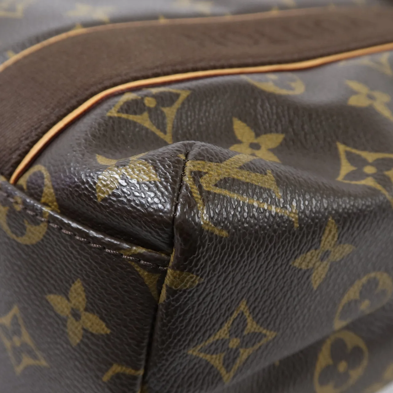 LOUIS VUITTON Cabas Beaubourg M53013 Tote Bag Coated Canvas 棕色 Coated Canvas Rank A - Thumbnail 14