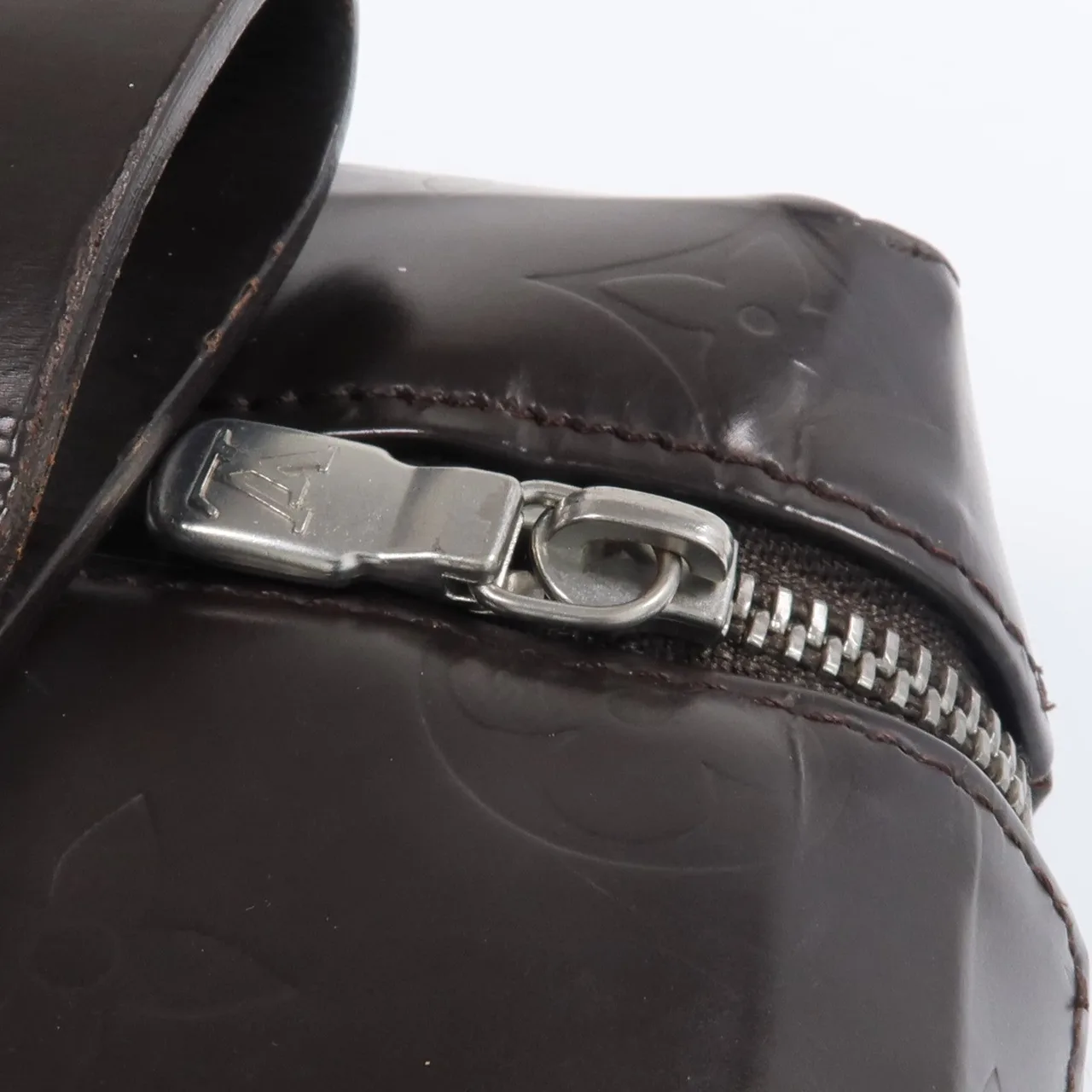 LOUIS VUITTON M46550 Belt Bag Calfskin 棕色 Calfskin Rank B - Thumbnail 9