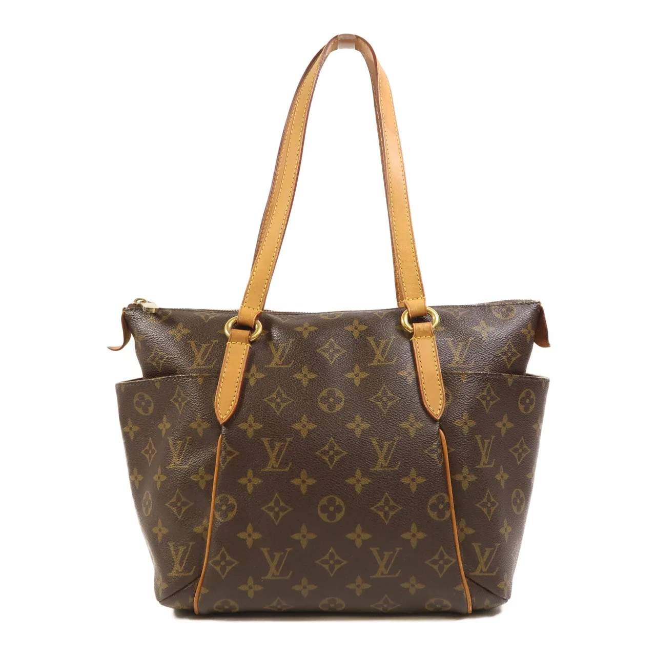 LOUIS VUITTON Totally M56688 Shoulder Bag Coated Canvas 棕色