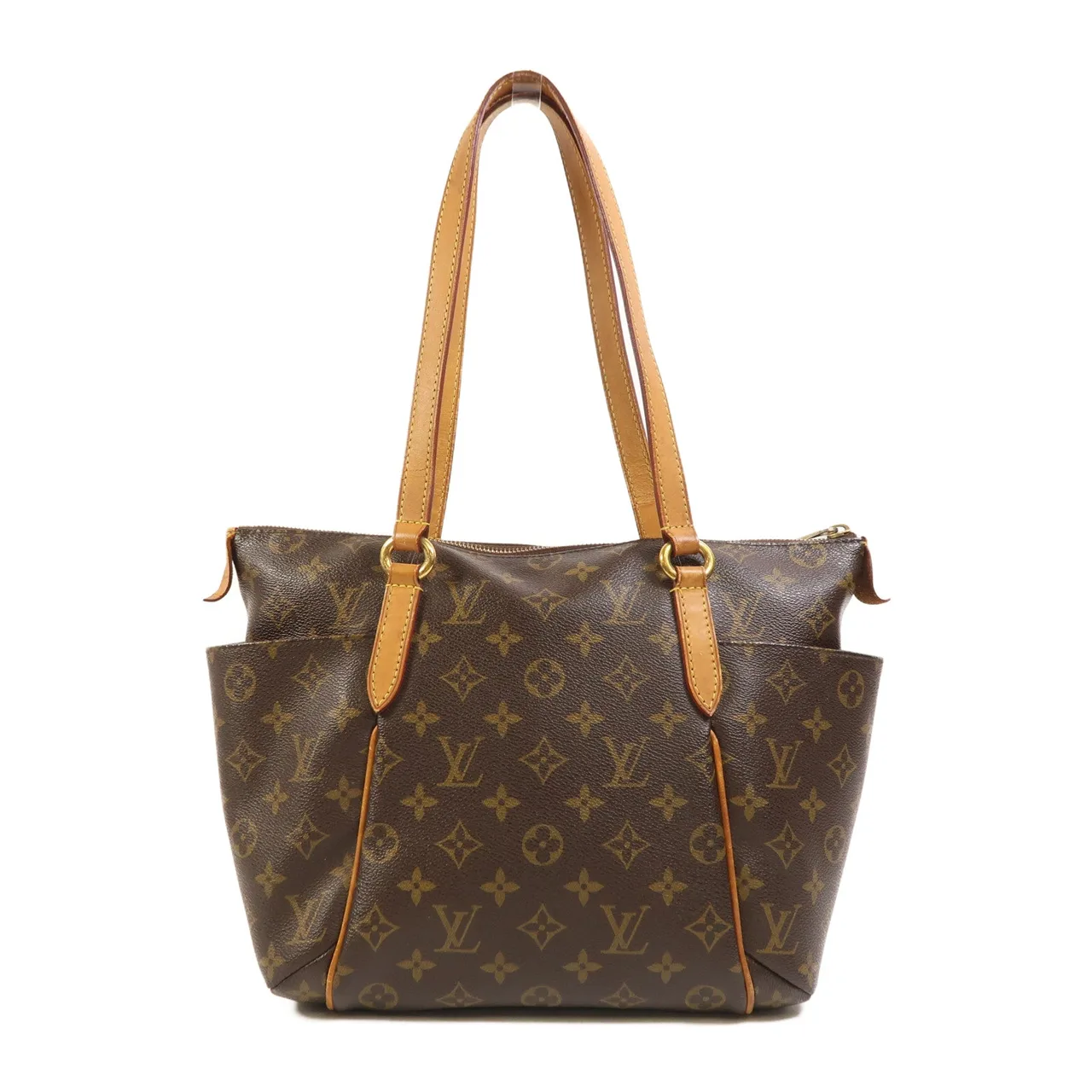 LOUIS VUITTON Totally M56688 Shoulder Bag Coated Canvas 棕色 Coated Canvas Rank B - Thumbnail 2