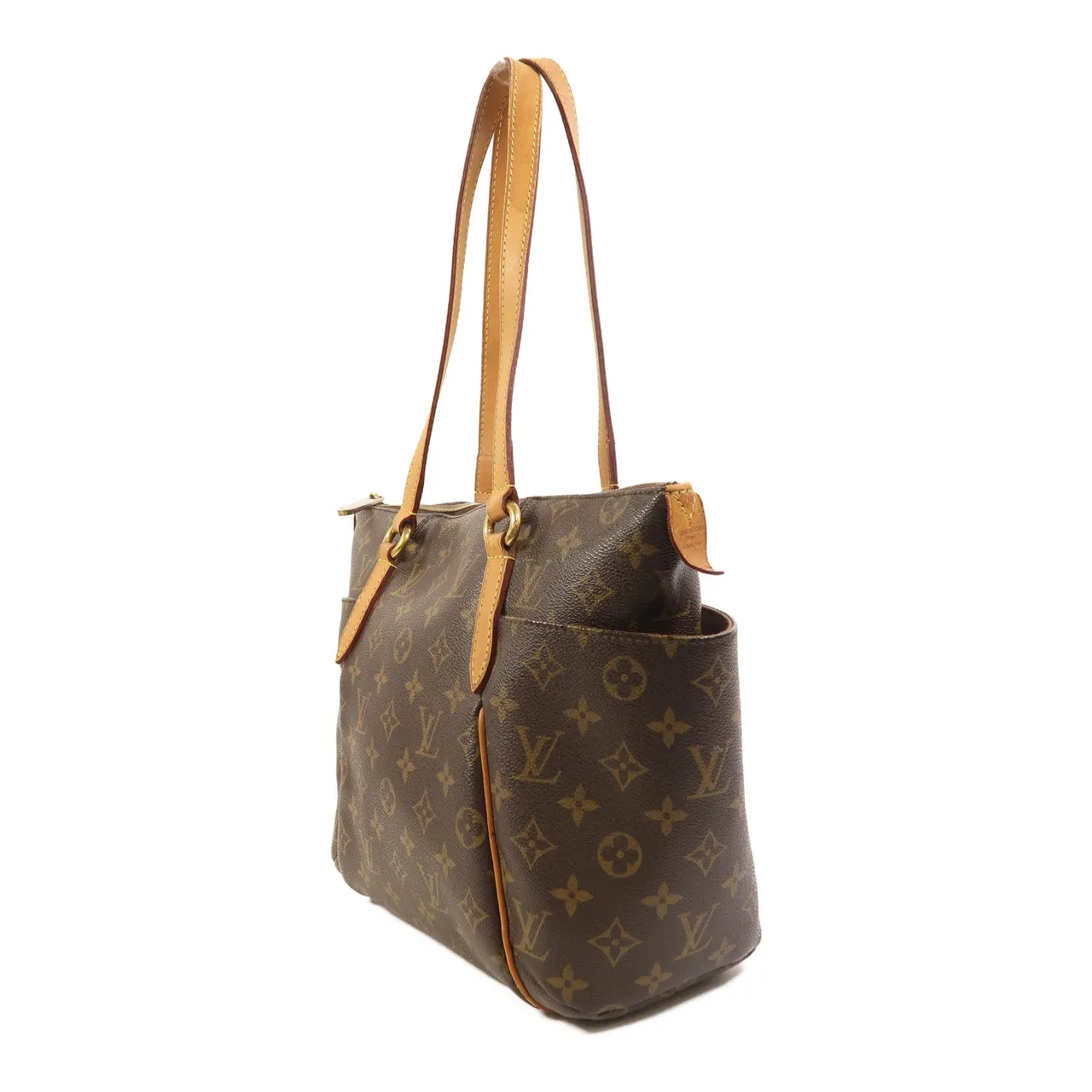 LOUIS VUITTON Totally M56688 Shoulder Bag Coated Canvas 棕色 Coated Canvas Rank B - Thumbnail 3