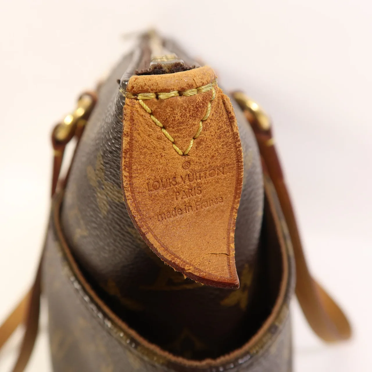 LOUIS VUITTON Totally M56688 Shoulder Bag Coated Canvas 棕色 Coated Canvas Rank B - Thumbnail 6