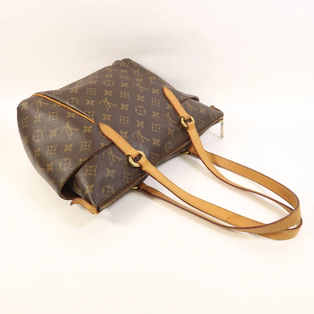 LOUIS VUITTON Totally M56688 Shoulder Bag Coated Canvas 棕色 Coated Canvas Rank B - Thumbnail 8