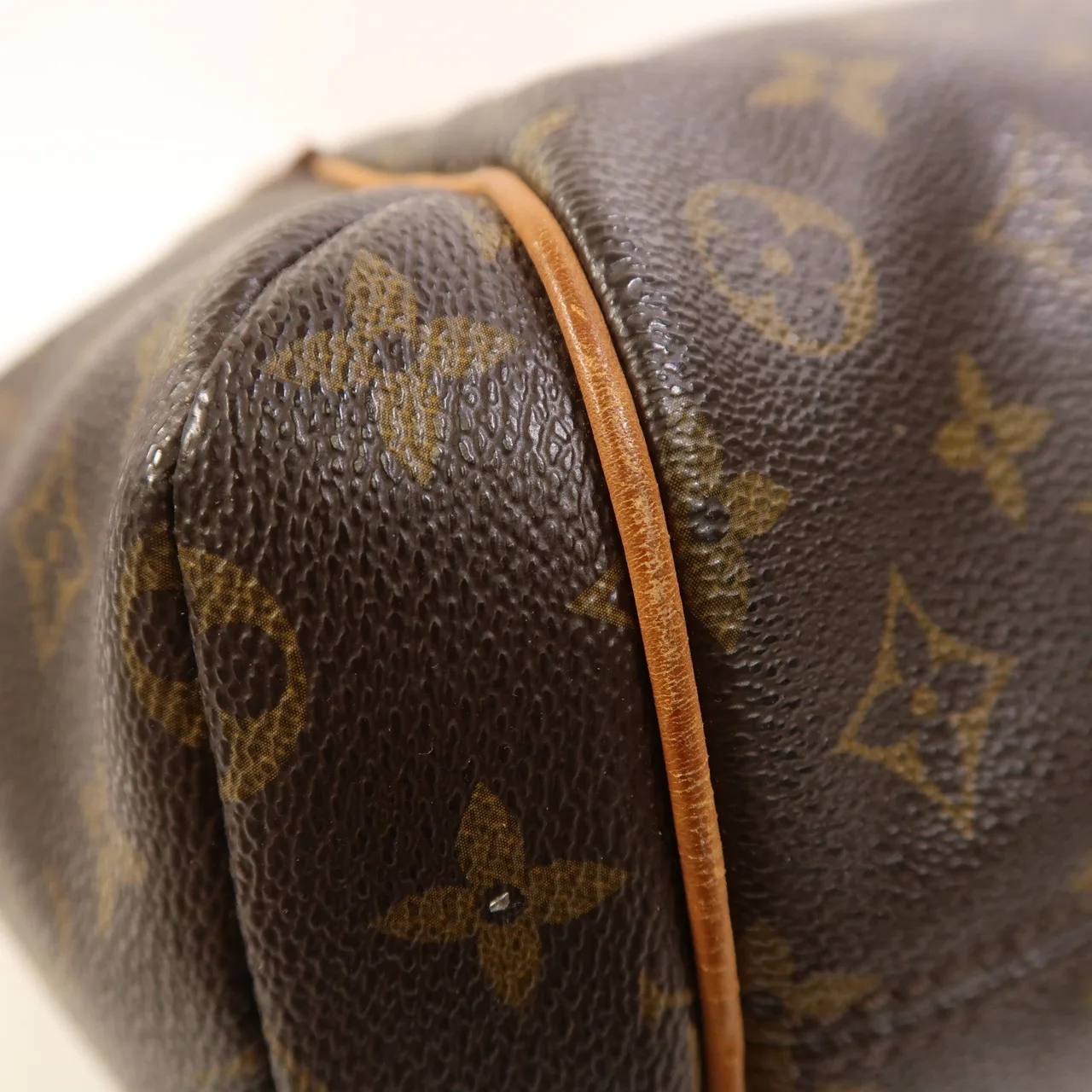 LOUIS VUITTON Totally M56688 Shoulder Bag Coated Canvas 棕色 Coated Canvas Rank B - Thumbnail 10