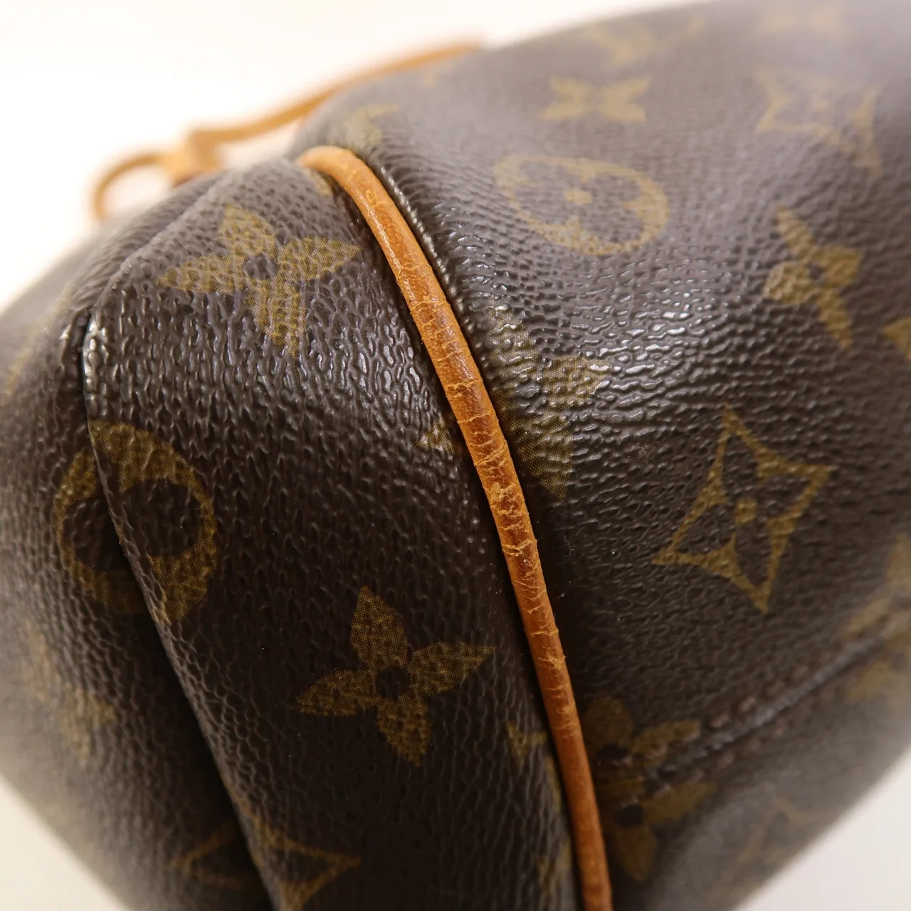 LOUIS VUITTON Totally M56688 Shoulder Bag Coated Canvas 棕色 Coated Canvas Rank B - Thumbnail 12