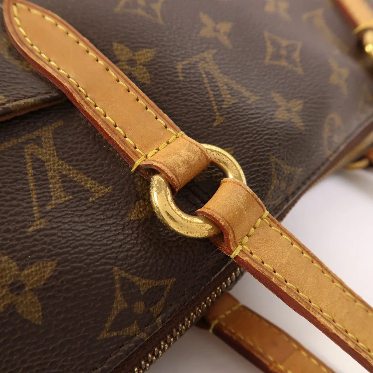 LOUIS VUITTON Totally M56688 Shoulder Bag Coated Canvas 棕色 Coated Canvas Rank B - Thumbnail 14