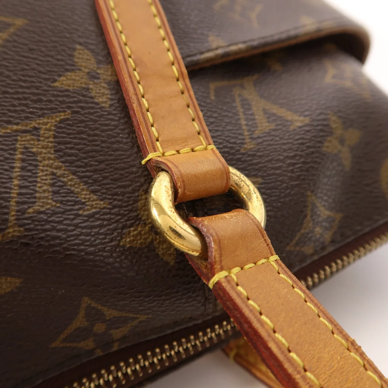 LOUIS VUITTON Totally M56688 Shoulder Bag Coated Canvas 棕色 Coated Canvas Rank B - Thumbnail 17