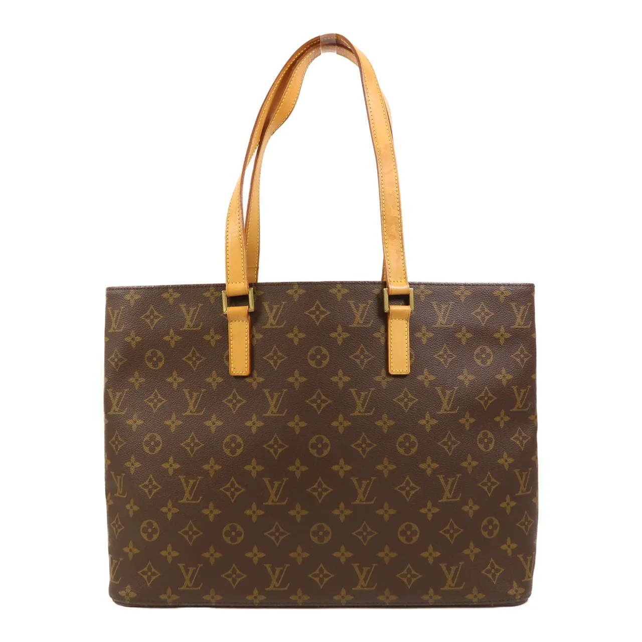 LOUIS VUITTON M51155 Shoulder Bag Coated Canvas 棕色