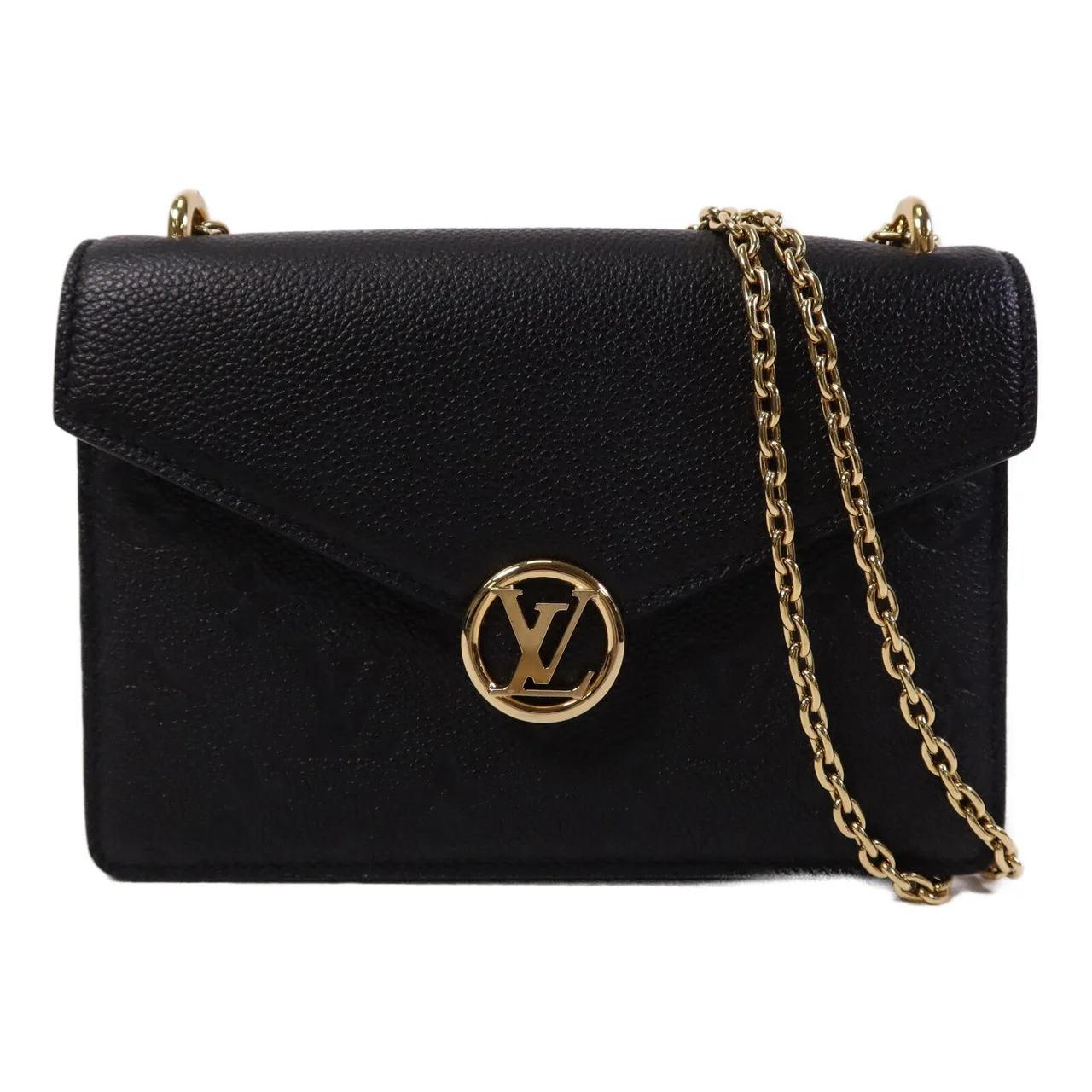 LOUIS VUITTON M13569 Shoulder Bag Calfskin 黑色 / Black