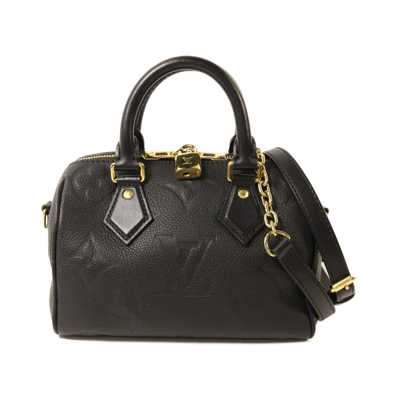 LOUIS VUITTON Speedy Bandouliere M58953 2-Way Bag Calfskin 黑色