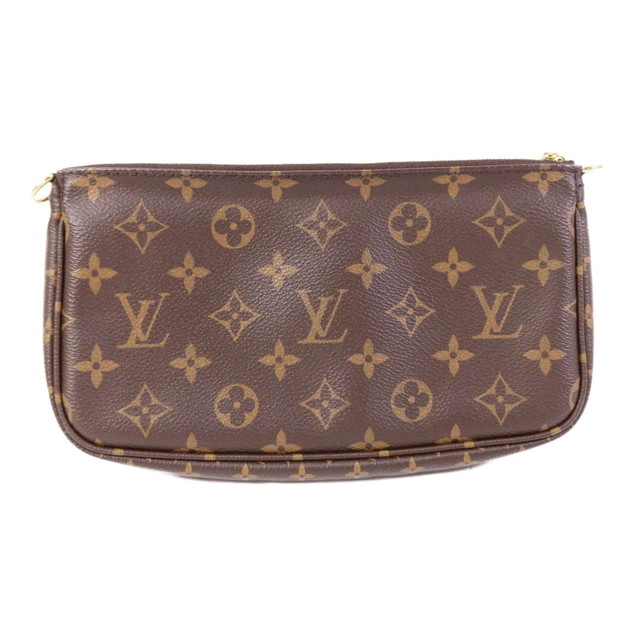 LOUIS VUITTON Multi Pochette M44813 2-Way Bag Coated Canvas 棕色 Coated Canvas Rank A - Thumbnail 2