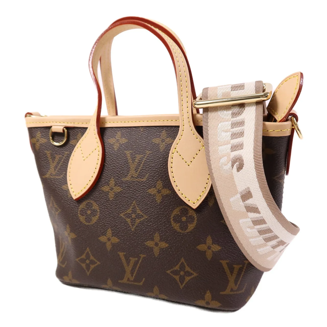 LOUIS VUITTON Neverfull M46705 2-Way Bag Coated Canvas 棕色 Coated Canvas New - Thumbnail 3