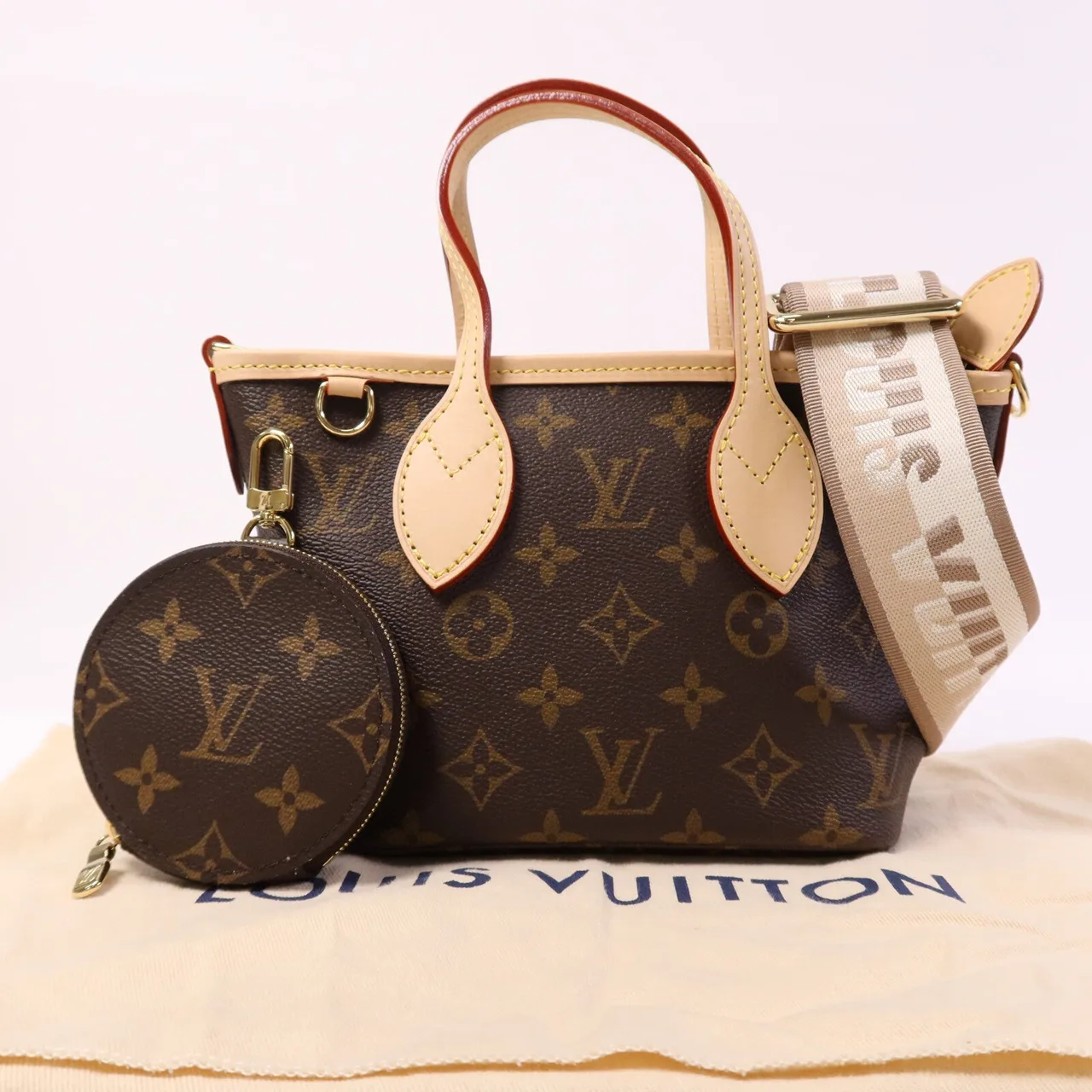 LOUIS VUITTON Neverfull M46705 2-Way Bag Coated Canvas 棕色 Coated Canvas New - Thumbnail 7