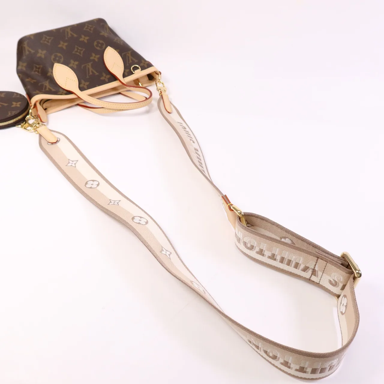 LOUIS VUITTON Neverfull M46705 2-Way Bag Coated Canvas 棕色 Coated Canvas New - Thumbnail 8