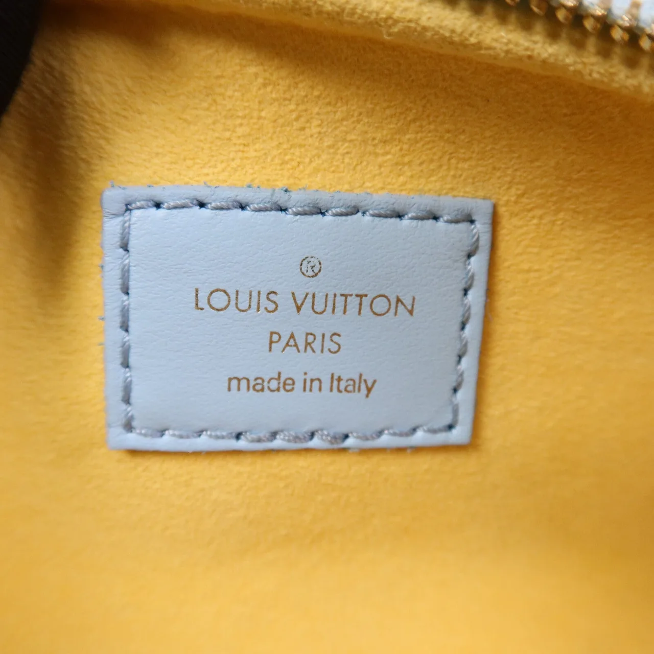 LOUIS VUITTON Bumbag M83694 Shoulder Bag Calfskin 藍色 / 黃色 / Blue Calfskin Rank B - Thumbnail 6