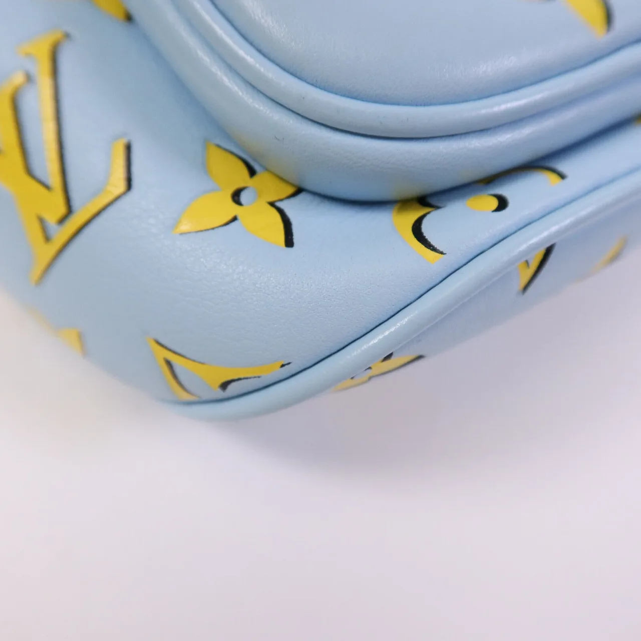 LOUIS VUITTON Bumbag M83694 Shoulder Bag Calfskin 藍色 / 黃色 / Blue Calfskin Rank B - Thumbnail 11