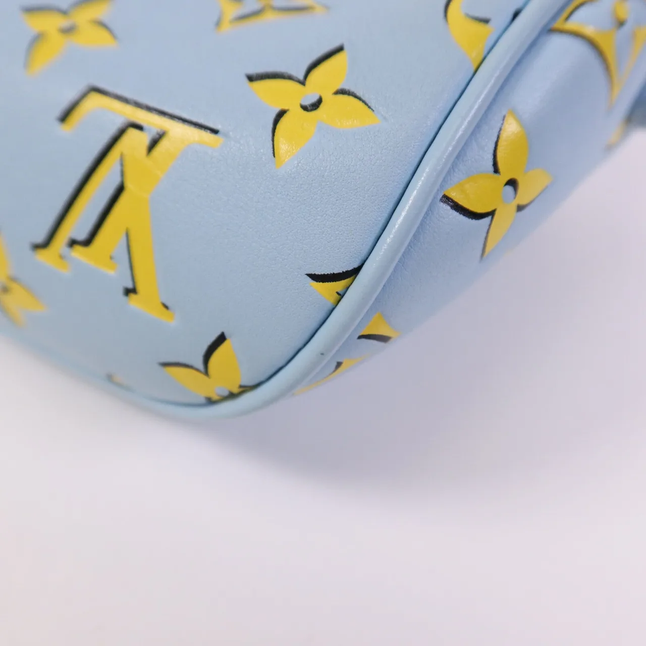 LOUIS VUITTON Bumbag M83694 Shoulder Bag Calfskin 藍色 / 黃色 / Blue Calfskin Rank B - Thumbnail 12