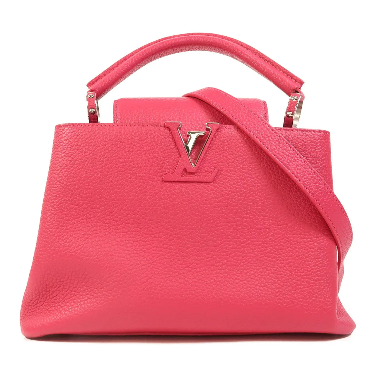 LOUIS VUITTON Capucines M90294 2-Way Bag Calfskin 粉色 / Pink