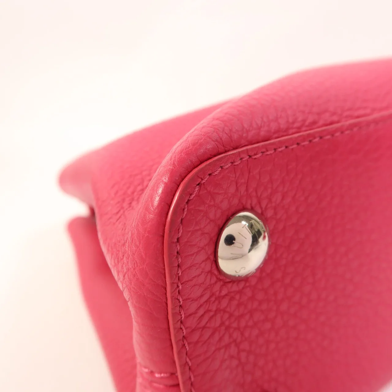 LOUIS VUITTON Capucines M90294 2-Way Bag Calfskin 粉色 / Pink Calfskin Rank A - Thumbnail 11