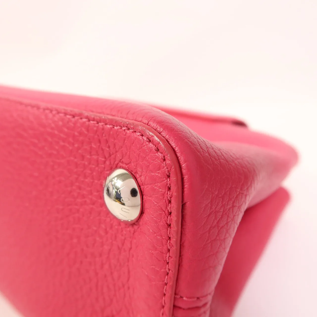 LOUIS VUITTON Capucines M90294 2-Way Bag Calfskin 粉色 / Pink Calfskin Rank A - Thumbnail 12