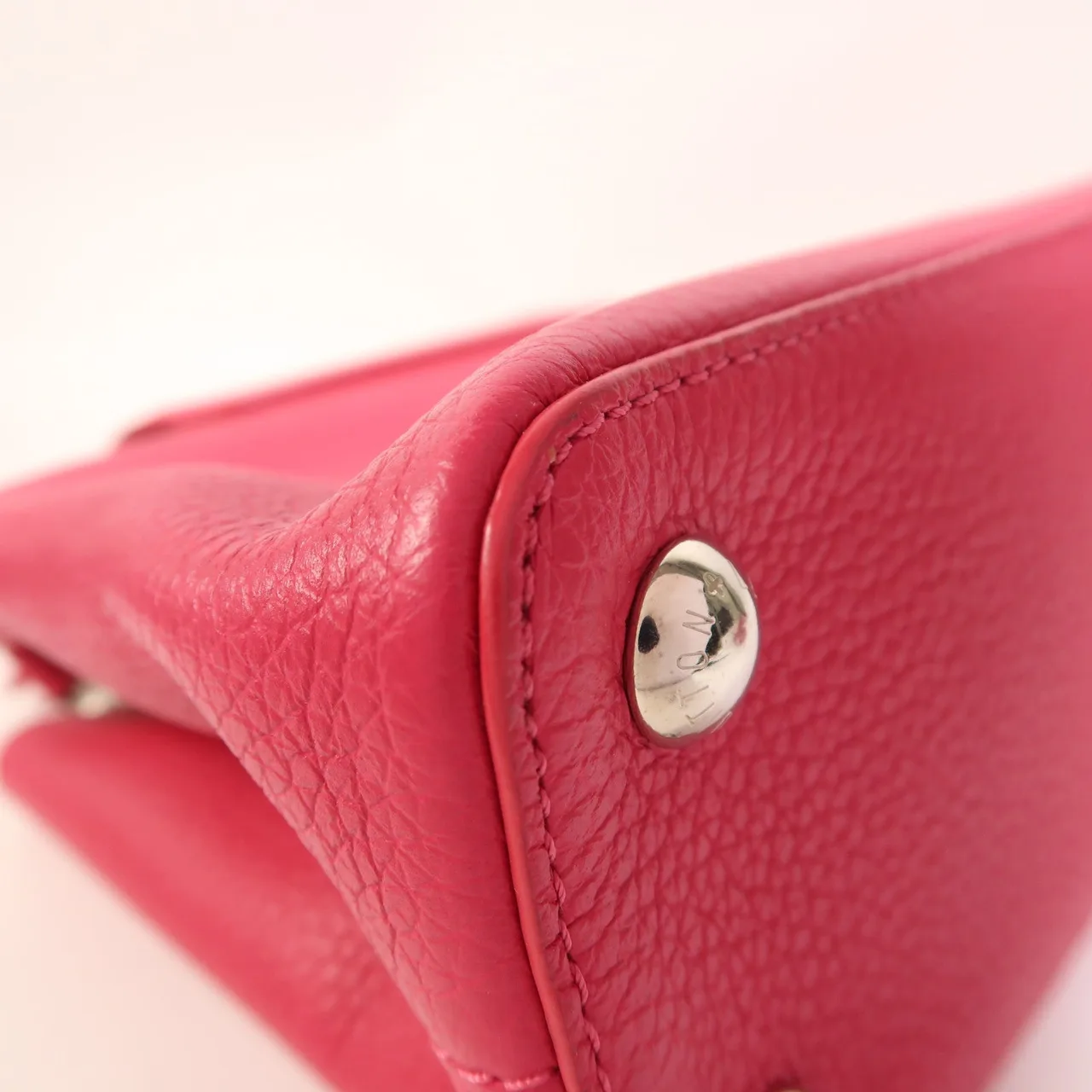 LOUIS VUITTON Capucines M90294 2-Way Bag Calfskin 粉色 / Pink Calfskin Rank A - Thumbnail 13