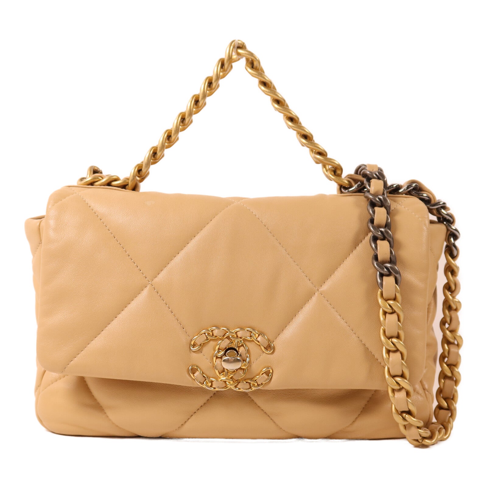 LOUIS VUITTON 2-Way Bag Lambskin