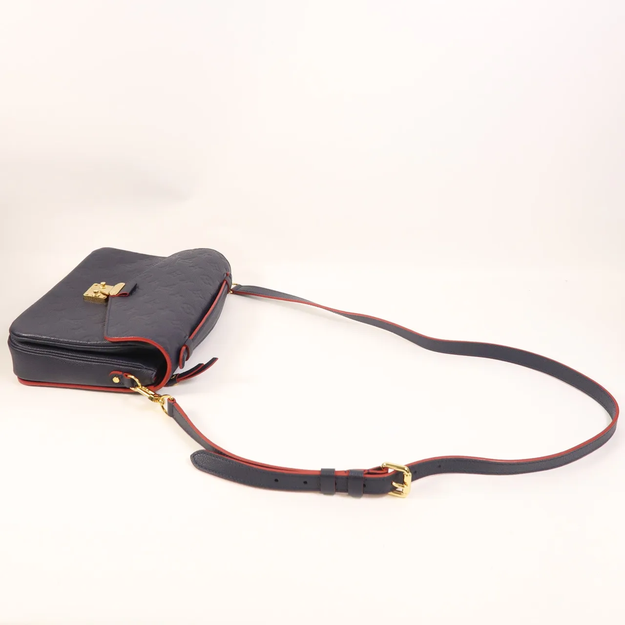 LOUIS VUITTON Pochette Metis M44071 2-Way Bag Calfskin 海軍藍 / Navy Calfskin Rank A - Thumbnail 9