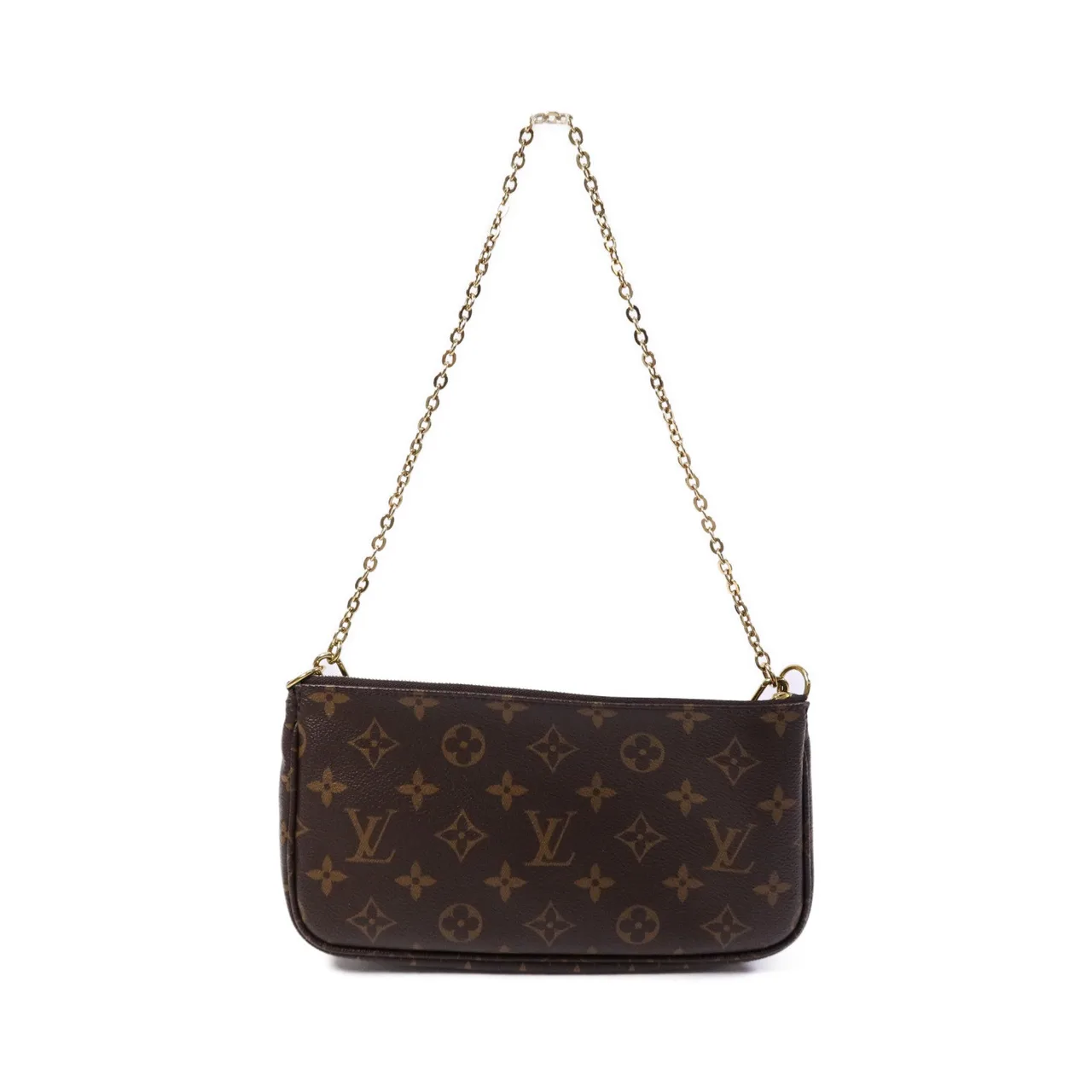 LOUIS VUITTON Multi Pochette M44840 2-Way Bag Coated Canvas 棕色 Coated Canvas Rank B - Thumbnail 2