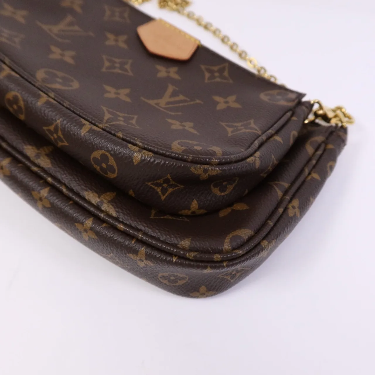 LOUIS VUITTON Multi Pochette M44840 2-Way Bag Coated Canvas 棕色 Coated Canvas Rank B - Thumbnail 5
