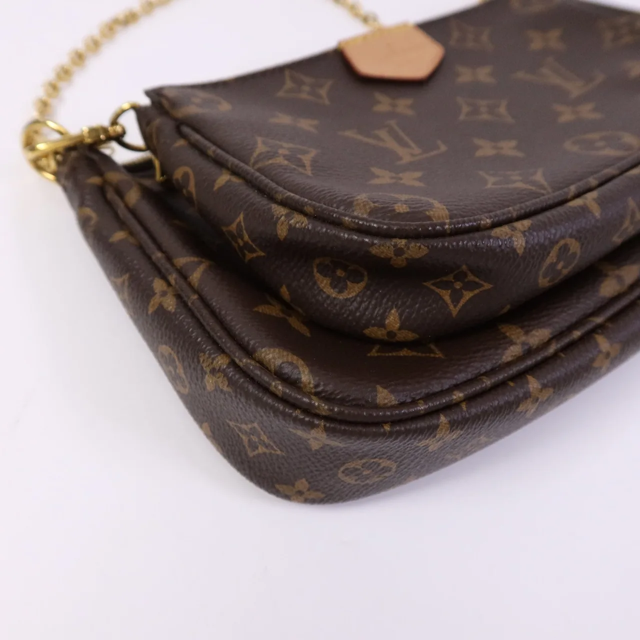 LOUIS VUITTON Multi Pochette M44840 2-Way Bag Coated Canvas 棕色 Coated Canvas Rank B - Thumbnail 6