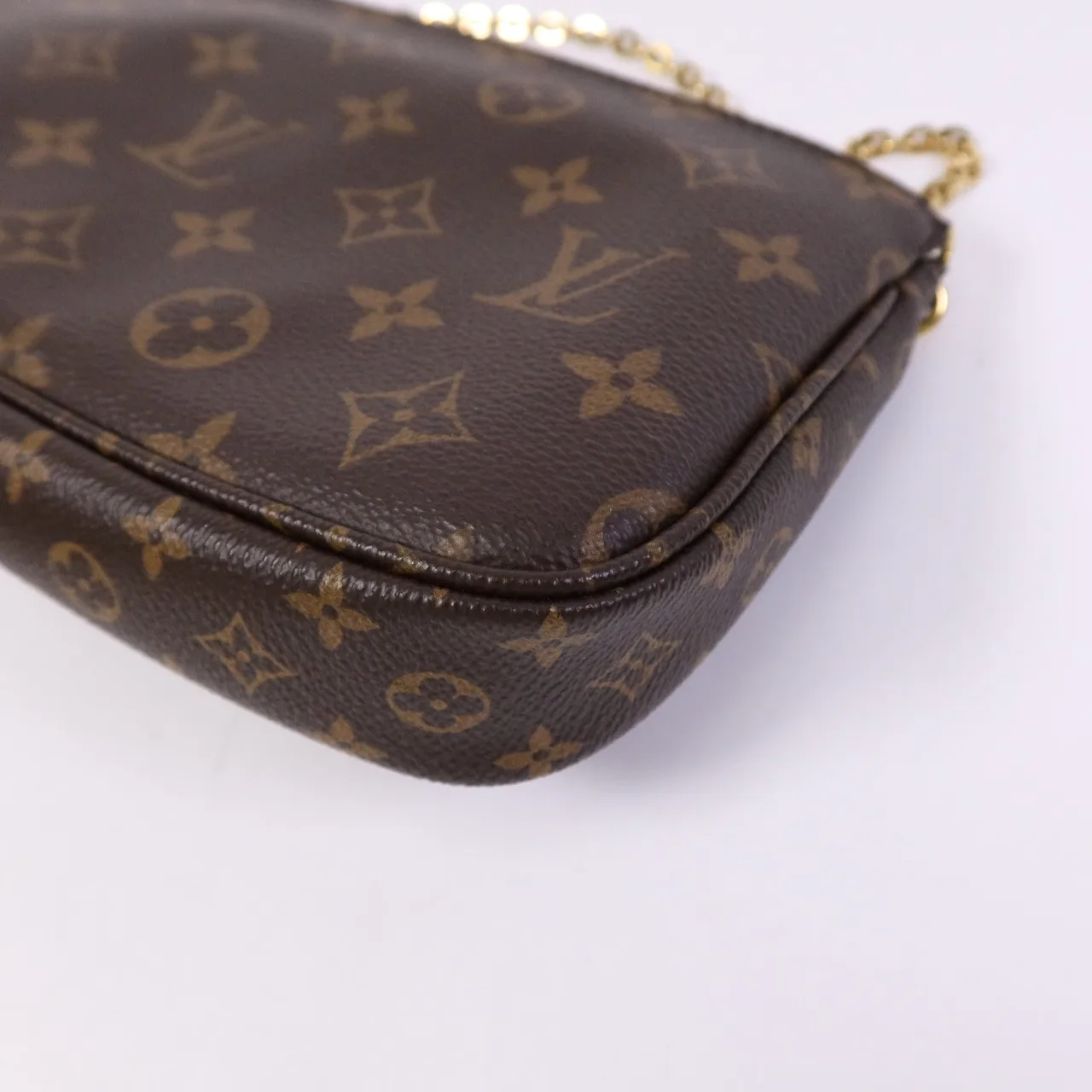 LOUIS VUITTON Multi Pochette M44840 2-Way Bag Coated Canvas 棕色 Coated Canvas Rank B - Thumbnail 7