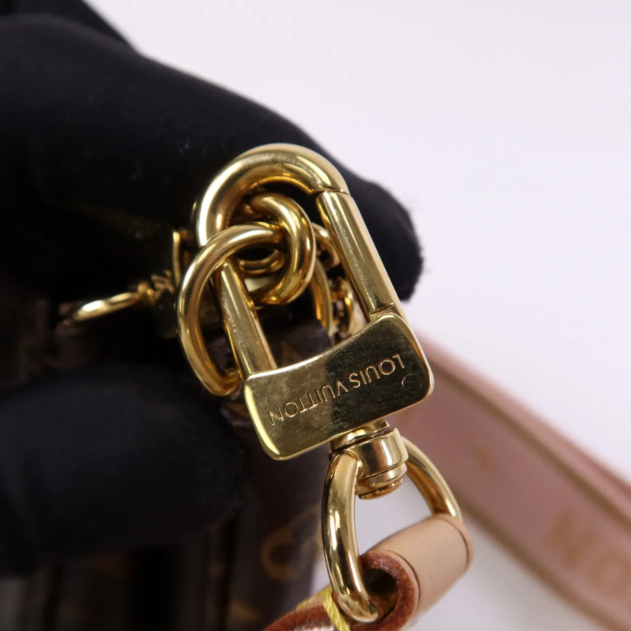 LOUIS VUITTON Multi Pochette M44840 2-Way Bag Coated Canvas 棕色 Coated Canvas Rank B - Thumbnail 10