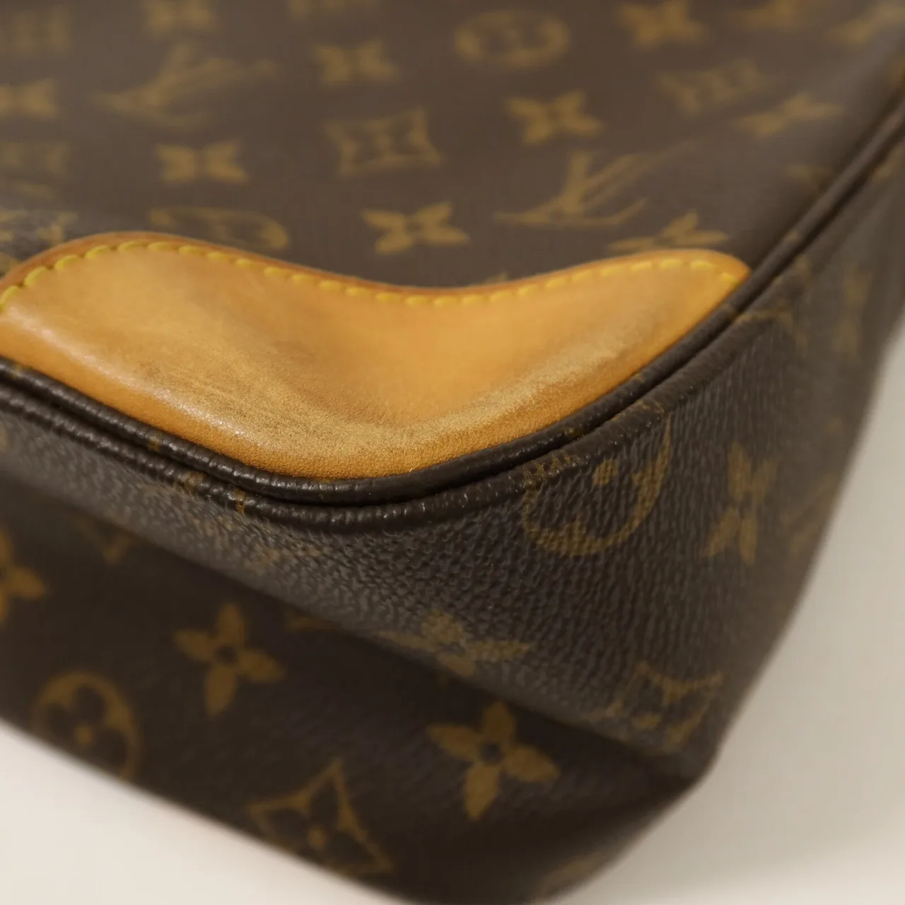 LOUIS VUITTON Boulogne M51265 Shoulder Bag Coated Canvas 棕色 Coated Canvas Rank B - Thumbnail 11