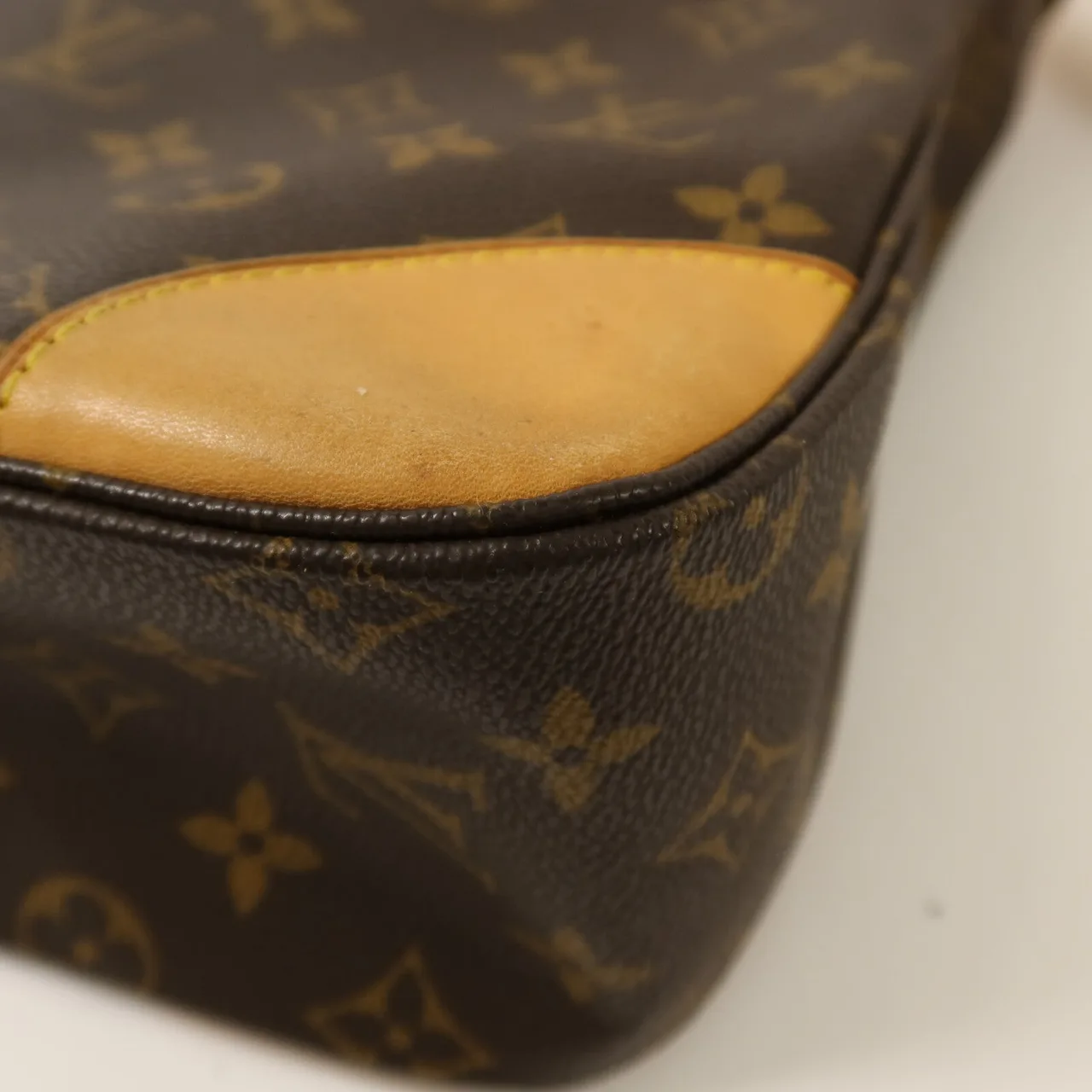 LOUIS VUITTON Boulogne M51265 Shoulder Bag Coated Canvas 棕色 Coated Canvas Rank B - Thumbnail 13