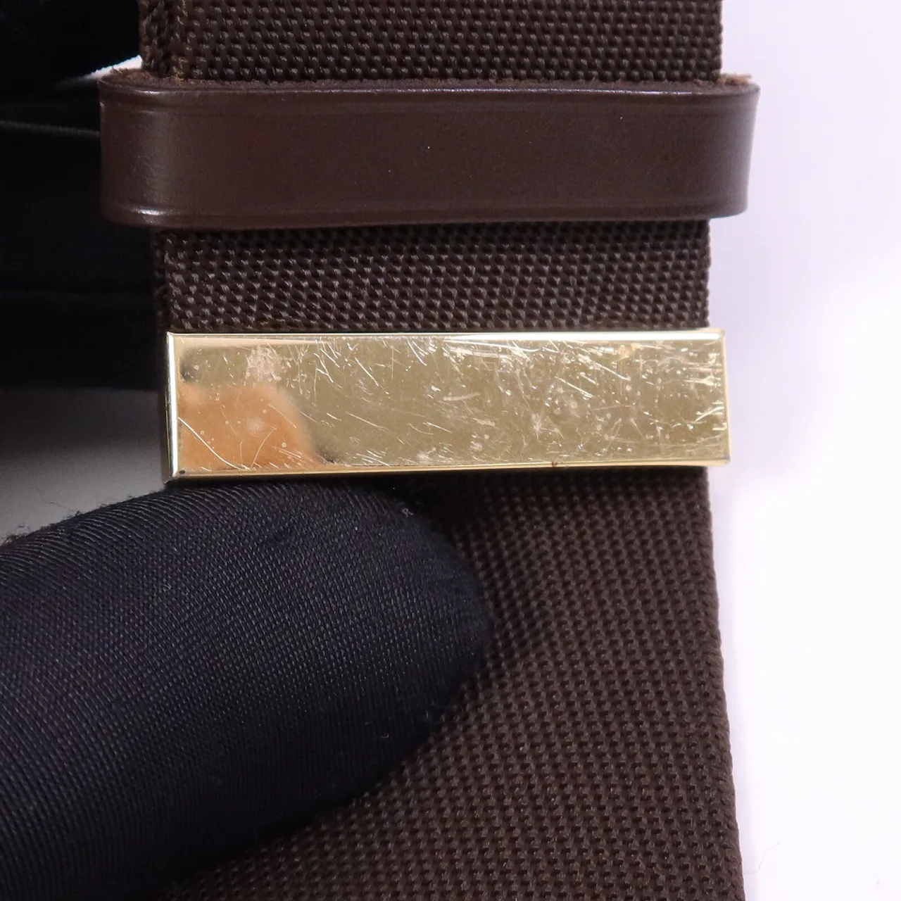 LOUIS VUITTON Geronimos N51994 腰包 塗層帆布 棕色 / Brown 塗層帆布 中古品B - 縮圖 7