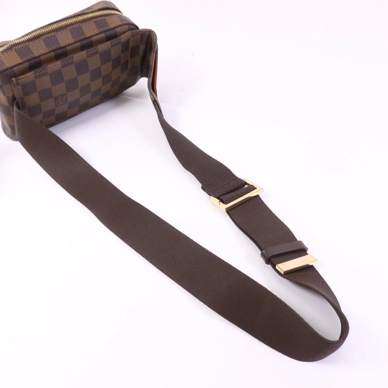 LOUIS VUITTON Geronimos N51994 腰包 塗層帆布 棕色 / Brown 塗層帆布 中古品B - 縮圖 9