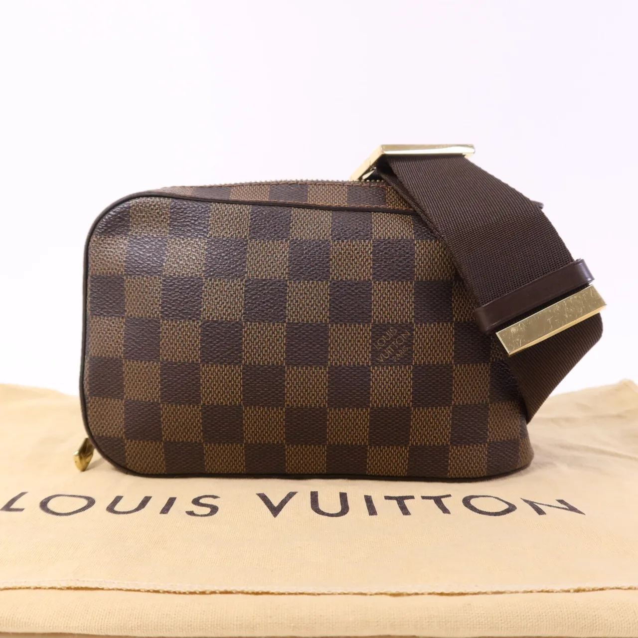 LOUIS VUITTON Geronimos N51994 腰包 塗層帆布 棕色 / Brown 塗層帆布 中古品B - 縮圖 10