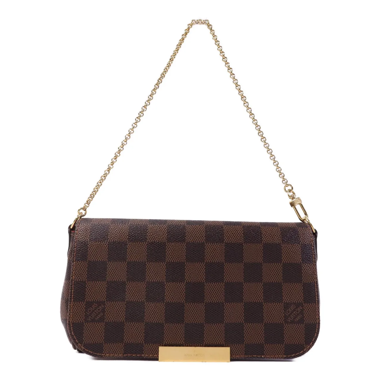 LOUIS VUITTON Favorite N41129 2-Way Bag Coated Canvas 棕色 / Brown
