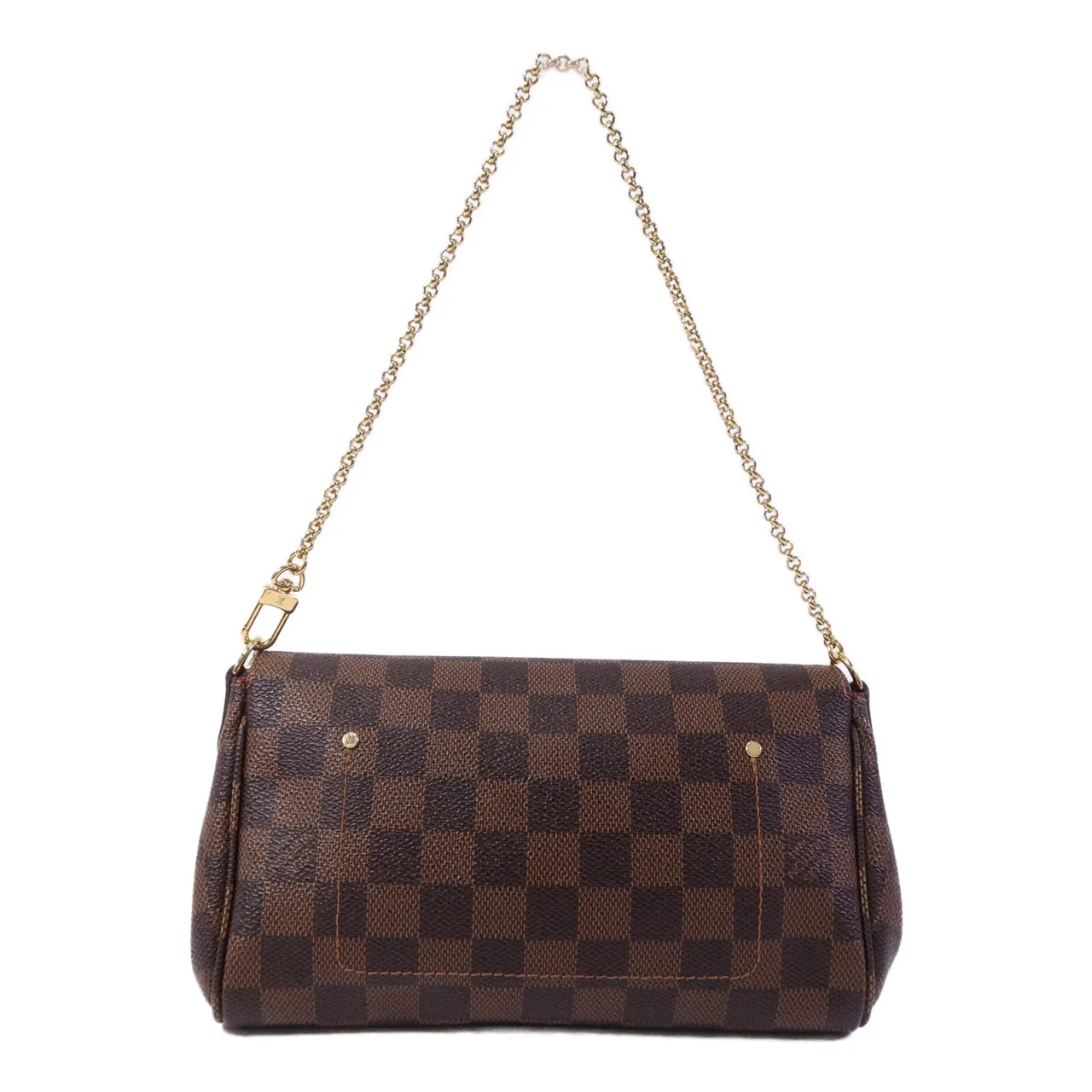 LOUIS VUITTON Favorite N41129 兩用包 塗層帆布 棕色 / Brown 塗層帆布 中古品B - 縮圖 2