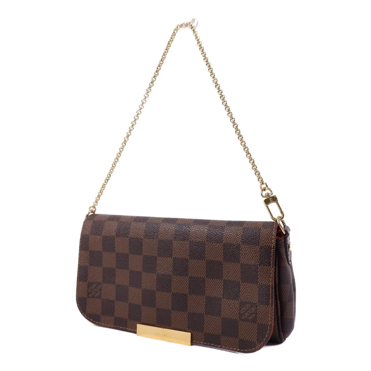 LOUIS VUITTON Favorite N41129 兩用包 塗層帆布 棕色 / Brown 塗層帆布 中古品B - 縮圖 3