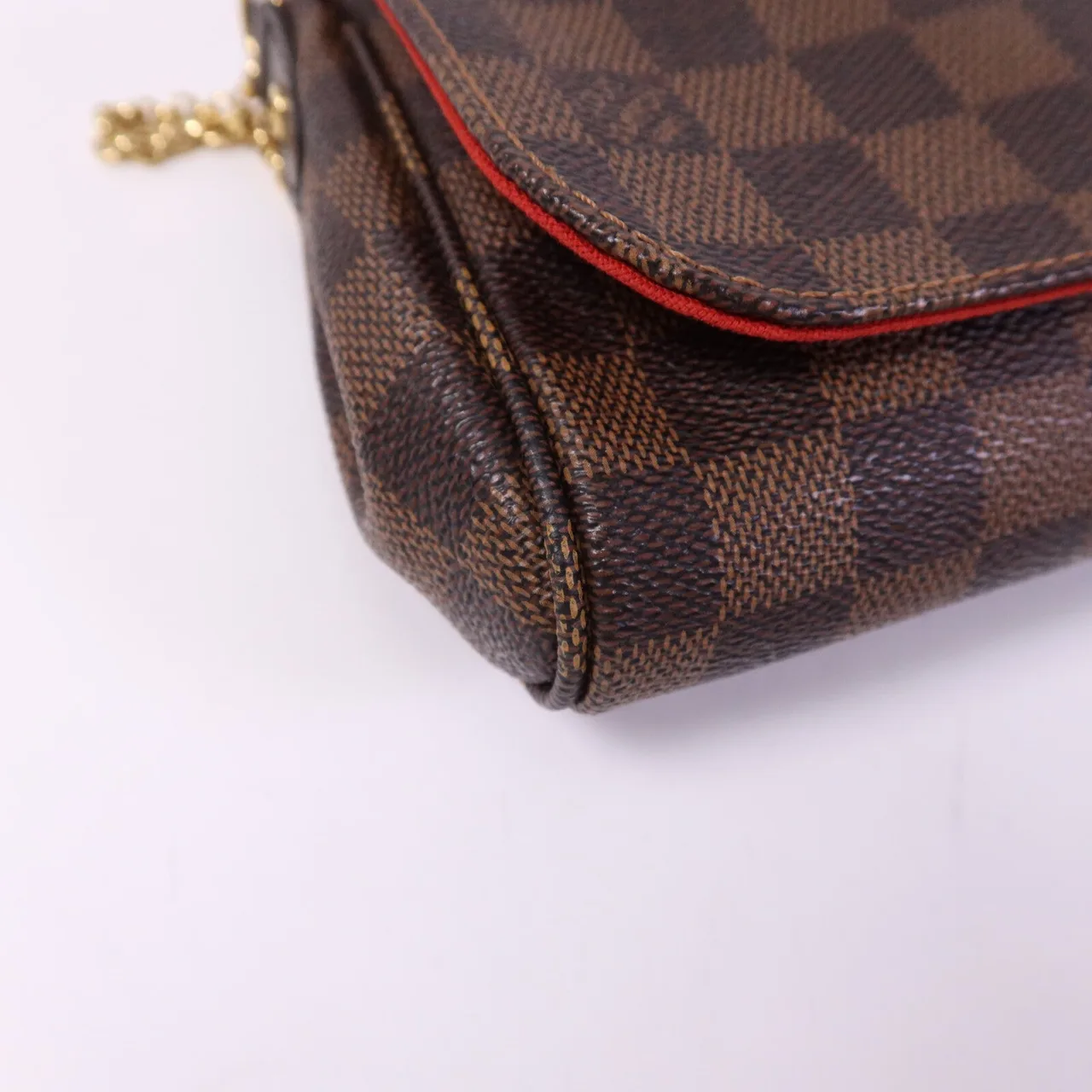 LOUIS VUITTON Favorite N41129 兩用包 塗層帆布 棕色 / Brown 塗層帆布 中古品B - 縮圖 11